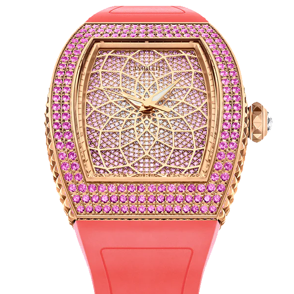 Or diamants rose